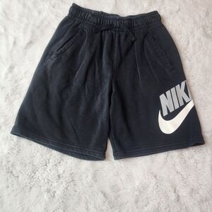Nike Black and White Label Cotton Blend Shorts